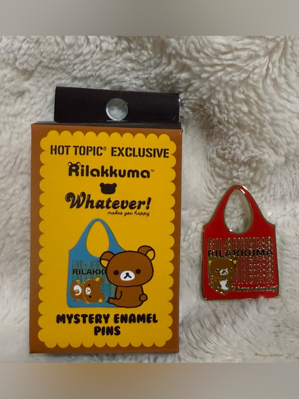 Rilakkuma Bag Blind Box Enamel Pin Hot Topic Exclusive